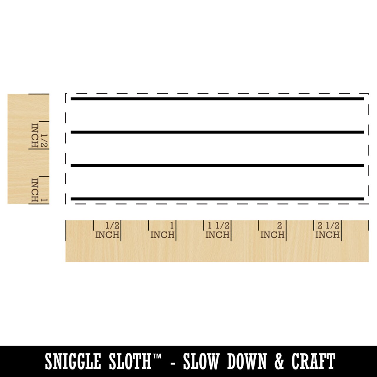 Four Lines for Notes Self-Inking Rubber Stamp Ink Stamper for Business Office